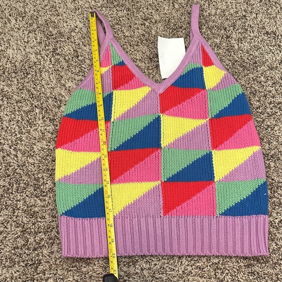 MOTHER Multicolor The Band Wagon Sweater Tank - Picture 5 of 8